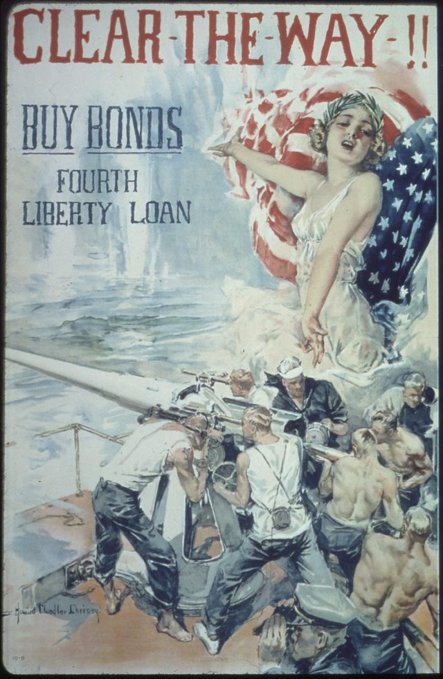 Clear the Way! Buy Bonds. Fourth Liberty Loan