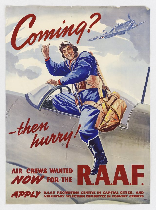 Coming? Then Hurry! Air Crews Wanted Now for the R.A.A.F.