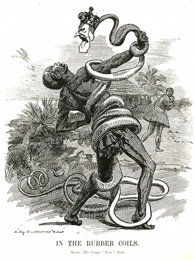 "In the Rubber Coils" (Punch, 1906)