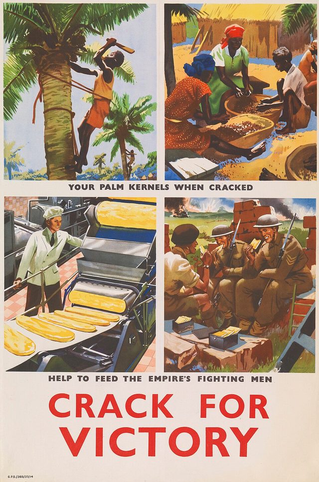 Crack for Victory: Your palm kernels when cracked help to feed the Empire's fighting men