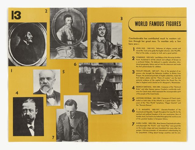 World Famous Figures - Czechoslovakia