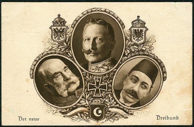 Der neue Dreibund (The New Triple Alliance): postcard