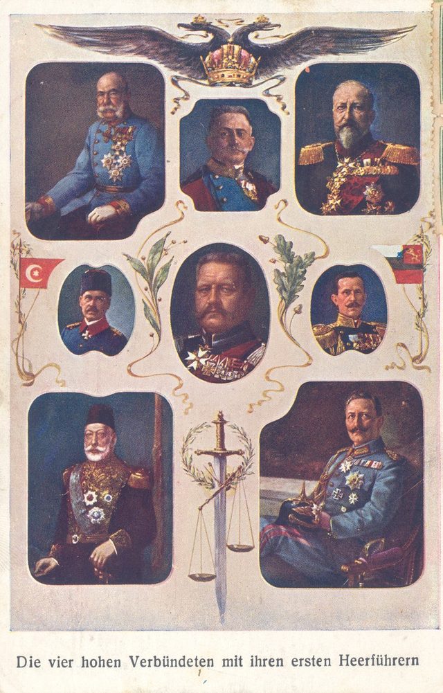 Die vier hohen Verbündeten mit ihren ersten Heerführern (The Four High Allies with Their Foremost Commanders)