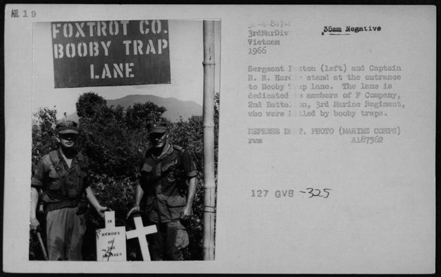 In memory of those who died for freedom (sign, 1966)