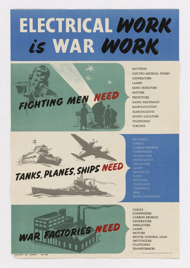 Electrical Work is War Work