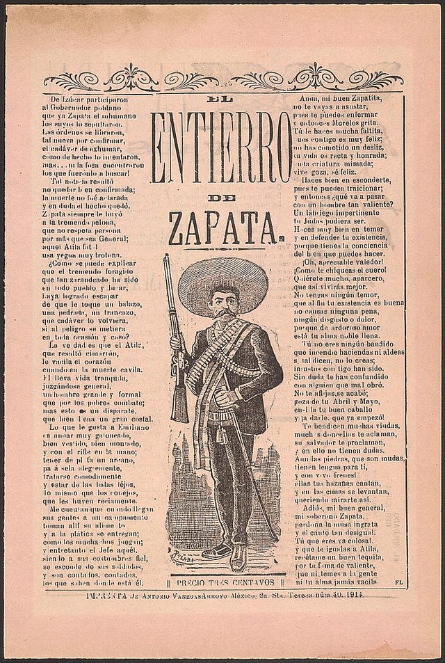 El entierro de Zapata (The Burial of Zapata)