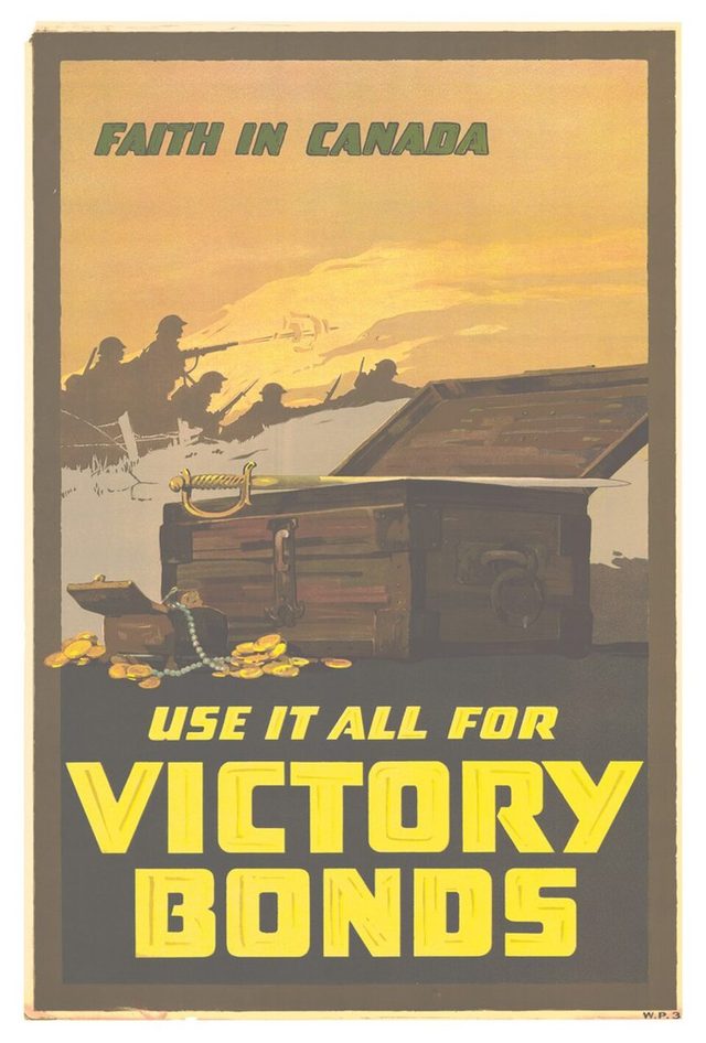 Faith in Canada: use it all for Victory Bonds (Canada, 1918)