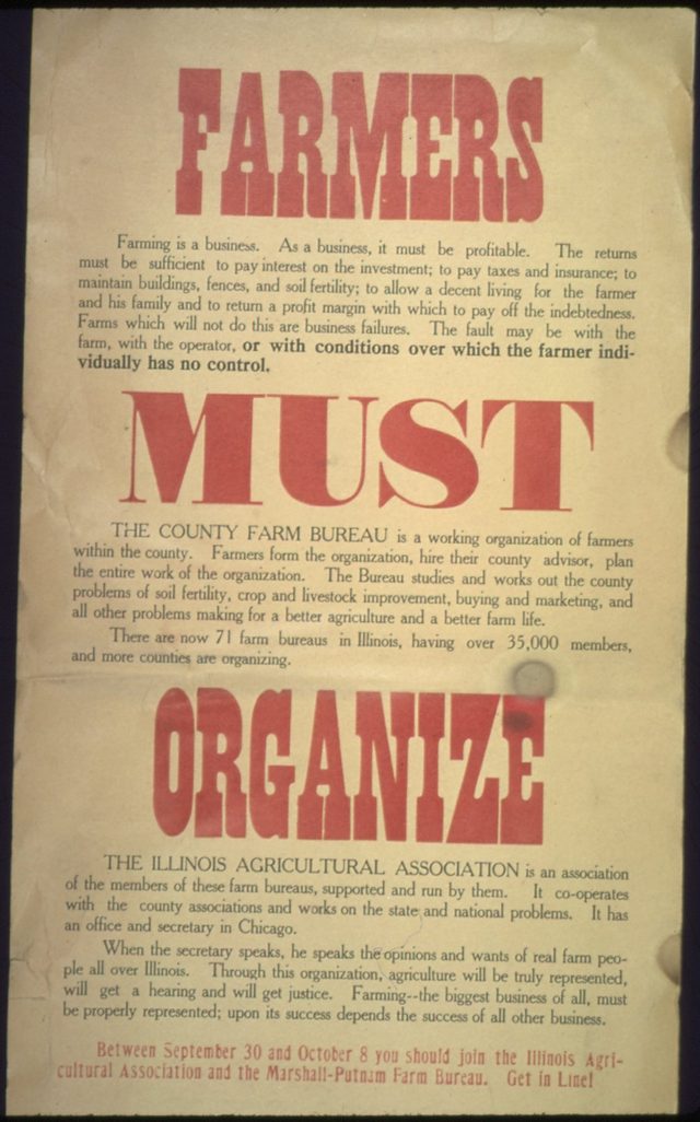 Farmers Must Organize.