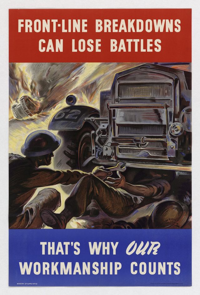 Front-Line Breakdowns Can Lose Battles - That's Why Our Workmanship Counts