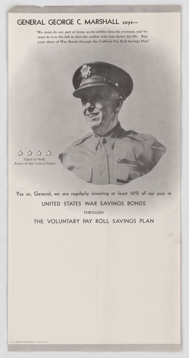 General George C. Marshall says