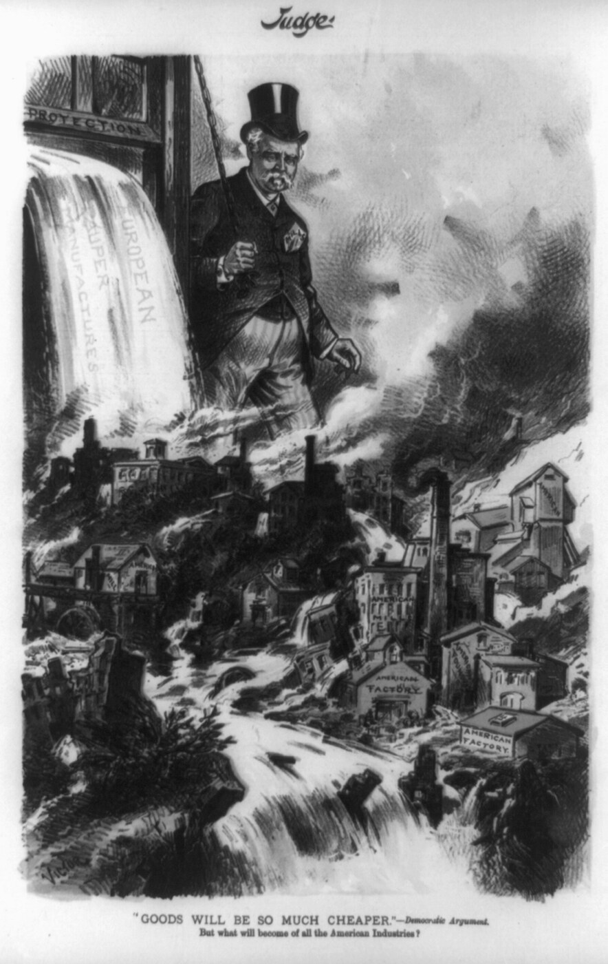 Goods will be so much cheaper--Democratic argument, Judge, 22 September 1888