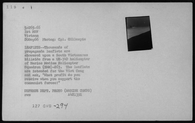 Safe-conduct pass of the Government of the Republic of Vietnam (photograph, 20 September 1966)