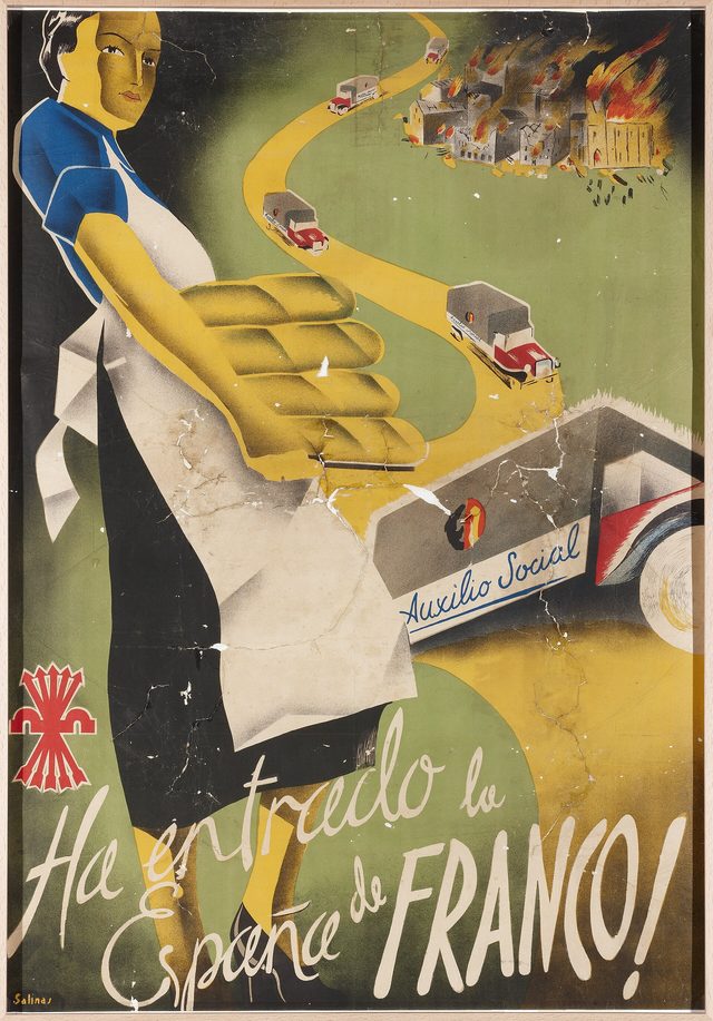 ¡Ha entrado la España de Franco! (Nationalist poster)