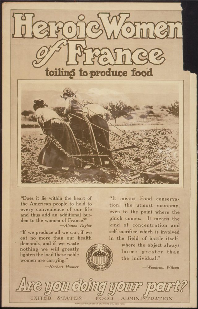 Heroic Women of France Toiling to Produce Food: Are You Doing Your Part?