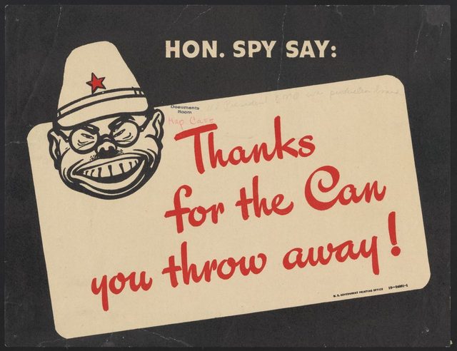 Hon. Spy Say: Thanks for the Can You Throw Away!