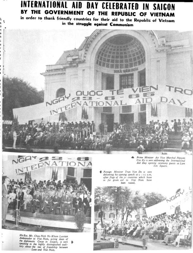 Vietnam Fights and Builds, No. 6 (1965), page 5: 'International Aid Day celebrated in Saigon', 22 June 1965
