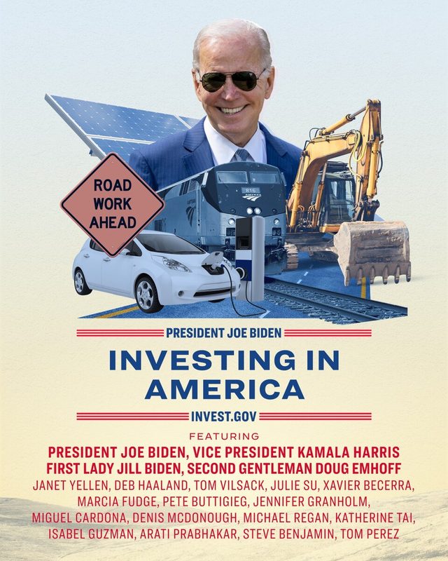 Investing in America (White House film-style poster)