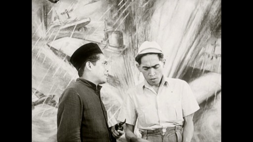 Still from "Japanse propaganda tentoonstelling", Japanese military propaganda film shot in Java (c. 1944)
