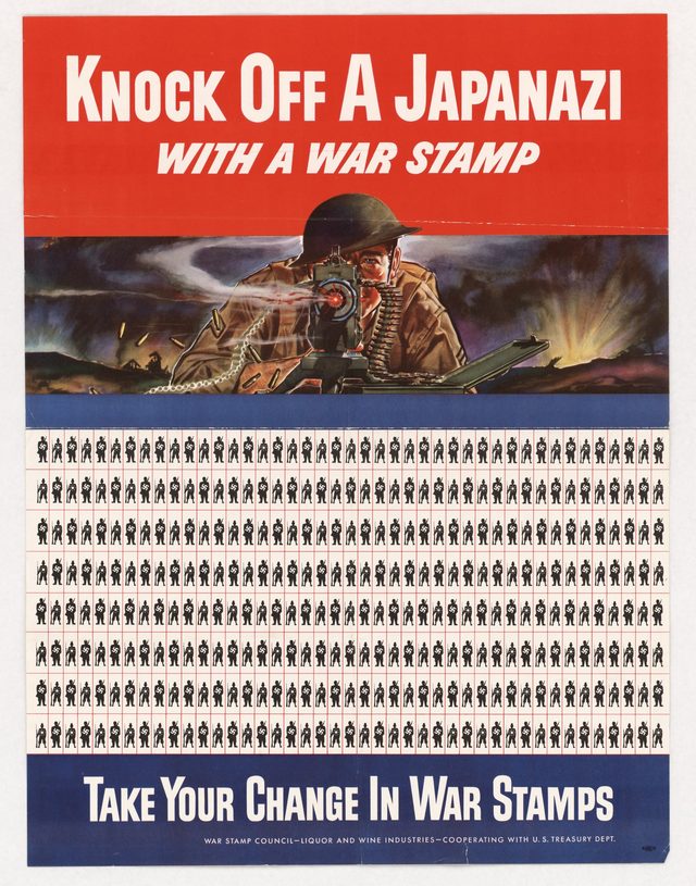 Knock off a Japanazi with a war stamp, take your change in war stamps