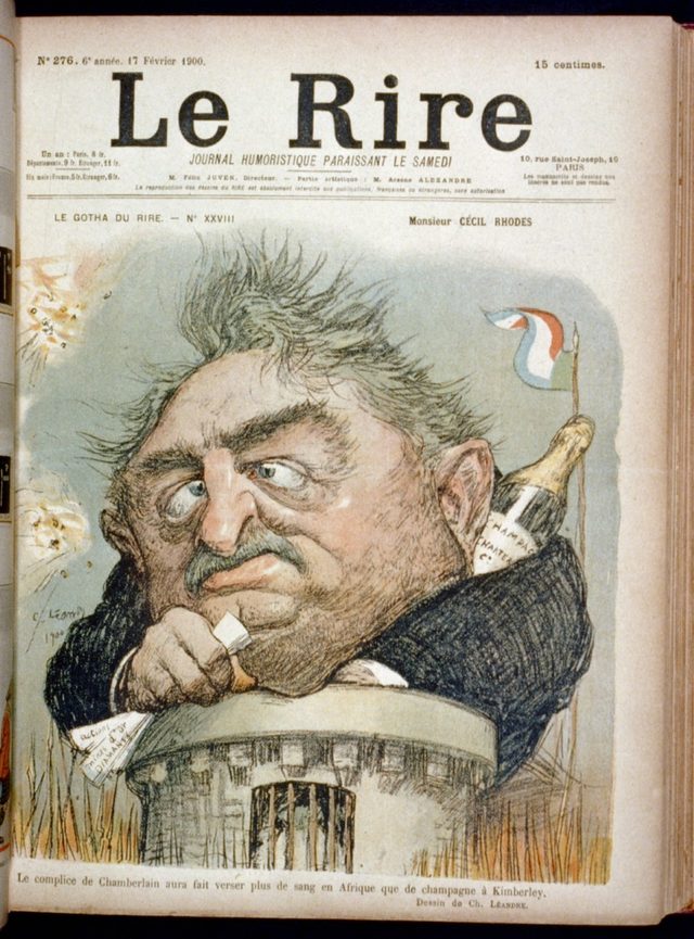 "Monsieur Cécil Rhodes" (Le Rire cover, 1900)