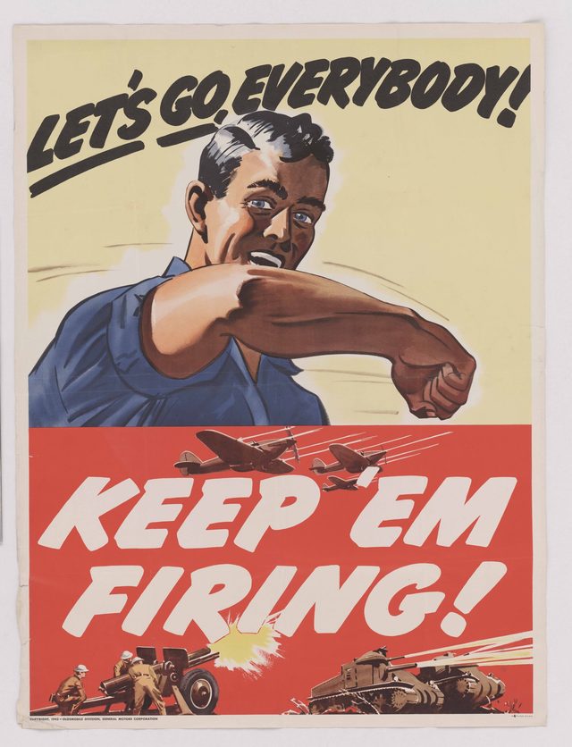 Let's go, everybody! Keep 'em firing!
