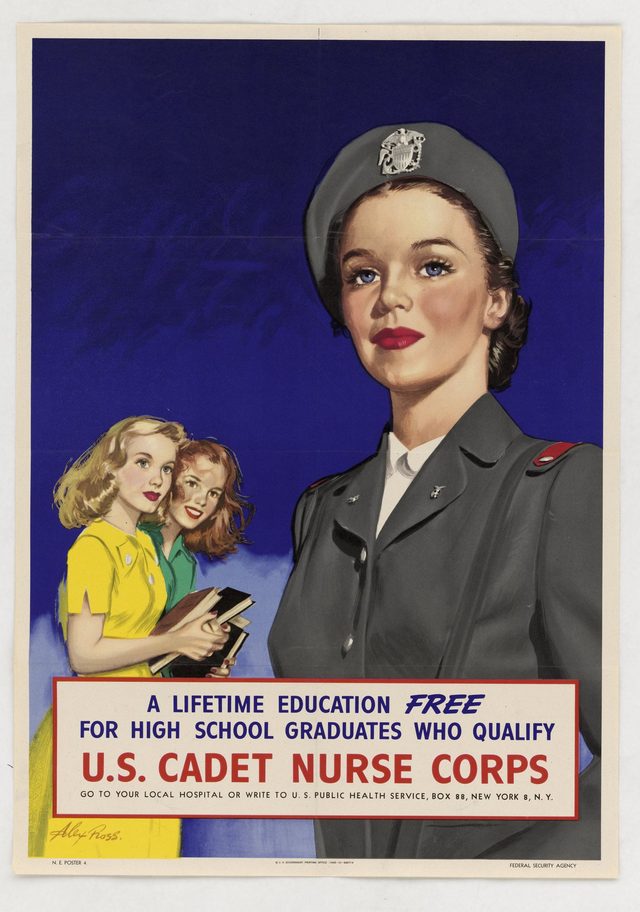 A Lifetime Education Free for High School Graduates Who Qualify: U.S. Cadet Nurse Corps