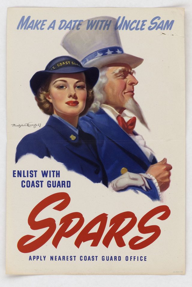 Make a date with Uncle Sam: enlist with Coast Guard SPARS