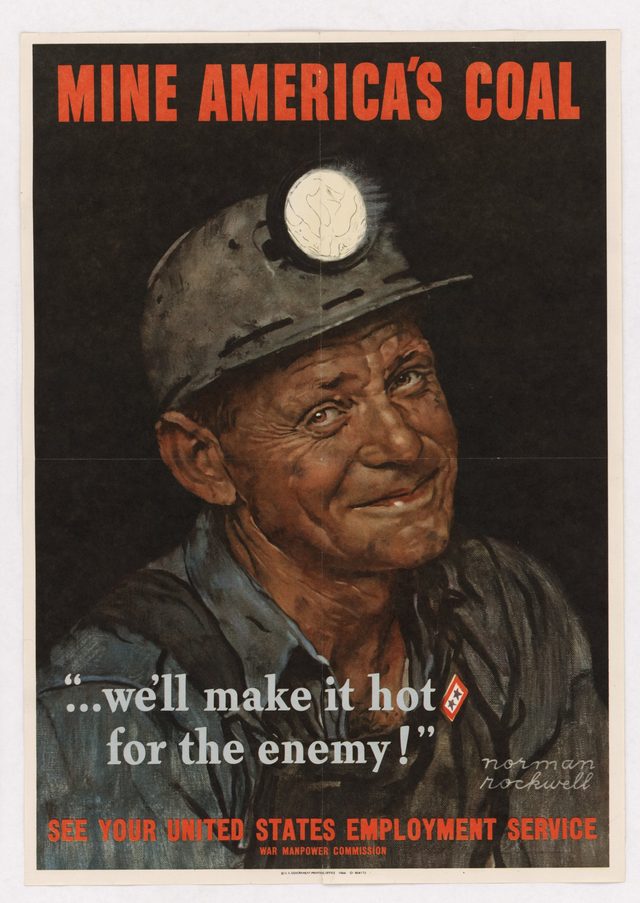 Mine America's Coal: we'll make it hot for the enemy!