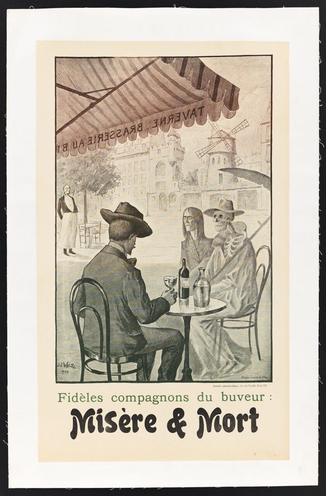 Fidèles compagnons du buveur : Misère & Mort (The Drinker's Faithful Companions: Misery and Death)
