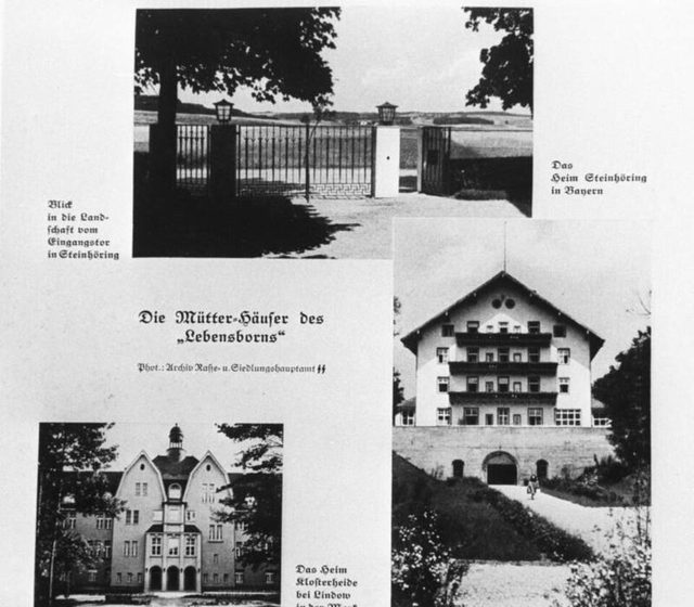 Die Mütter-Häuser des Lebensborns (SS-Kalender 1938)