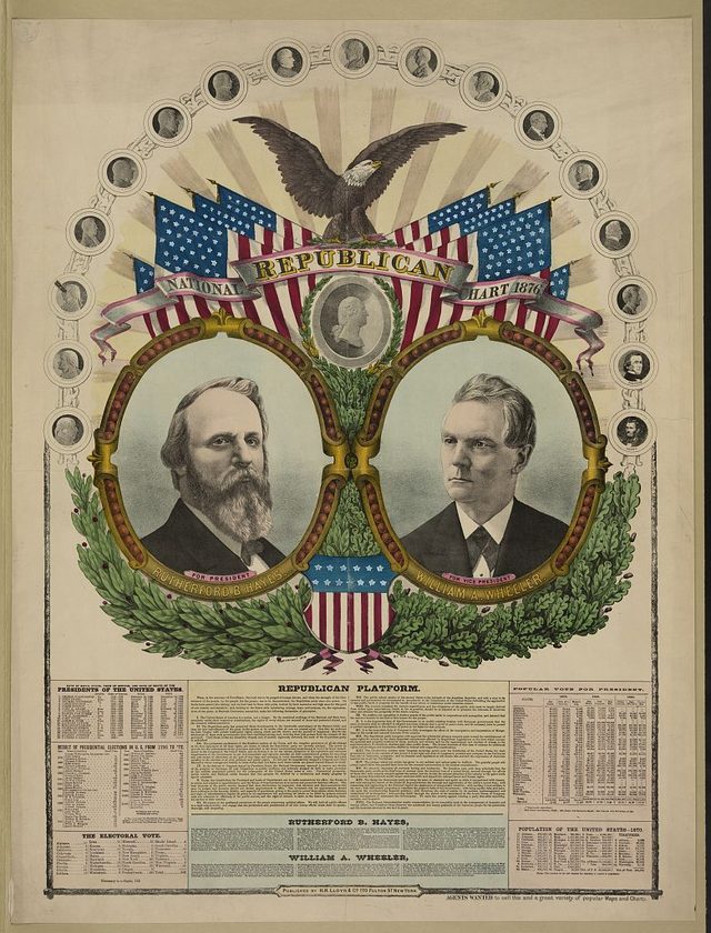 National Republican chart 1876