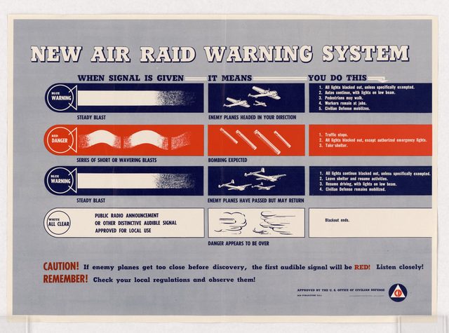 New air raid warning system