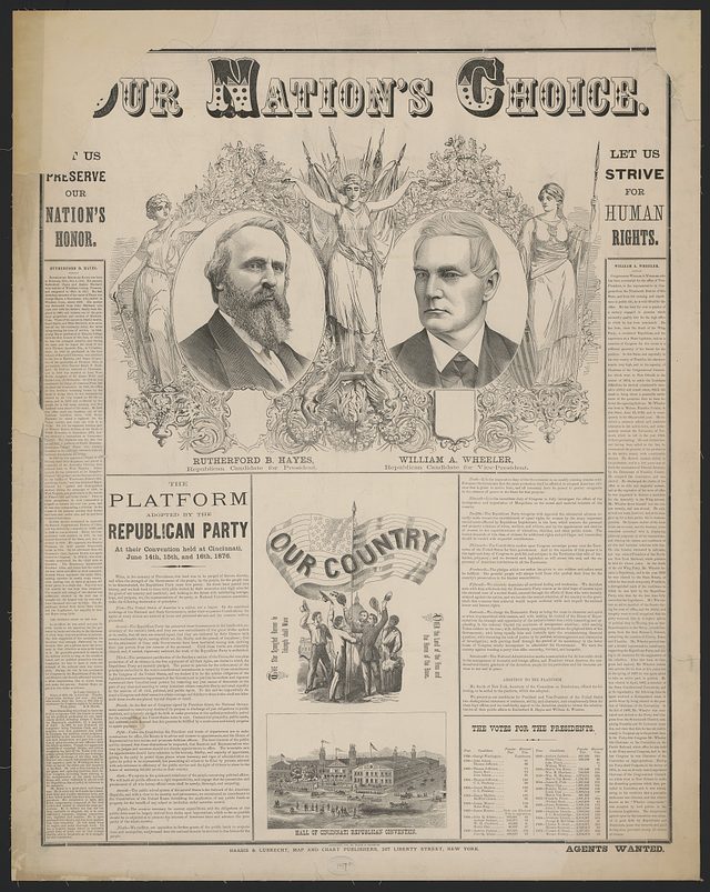 Our nation's choice, Rutherford B. Hayes, William A. Wheeler