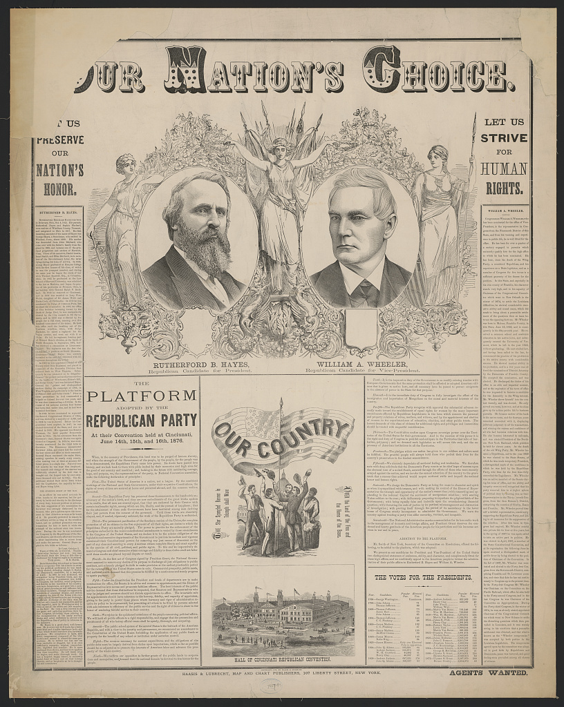 Our nation's choice, Haasis & Lubrecht, c1876