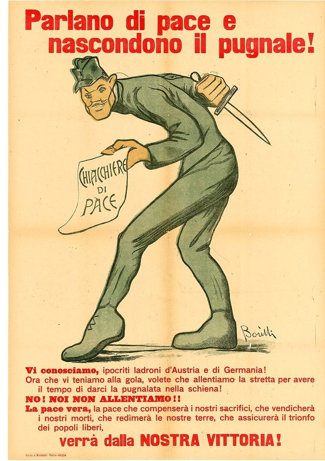Parlano di pace e nascondono il pugnale! (They Talk of Peace and Hide the Dagger!)