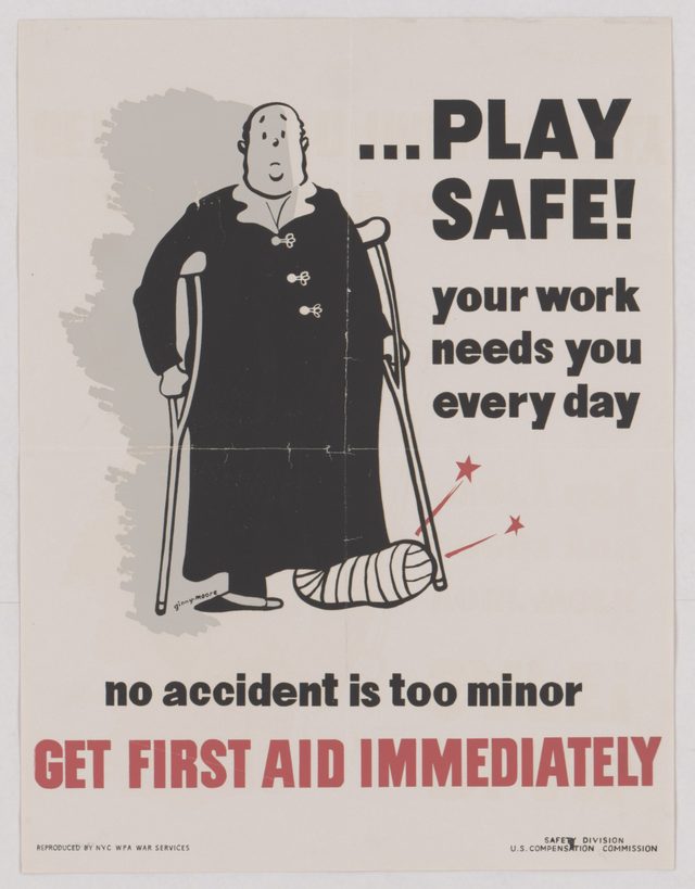 Play safe! Your work needs you every day
