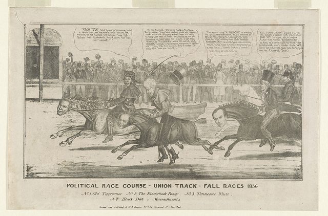 "Political race course - Union Track - fall races 1836"