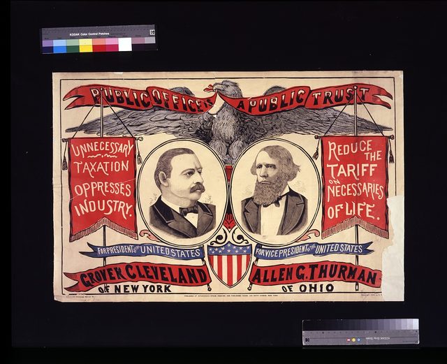 Public office is a public trust: Democratic campaign banner no. 1