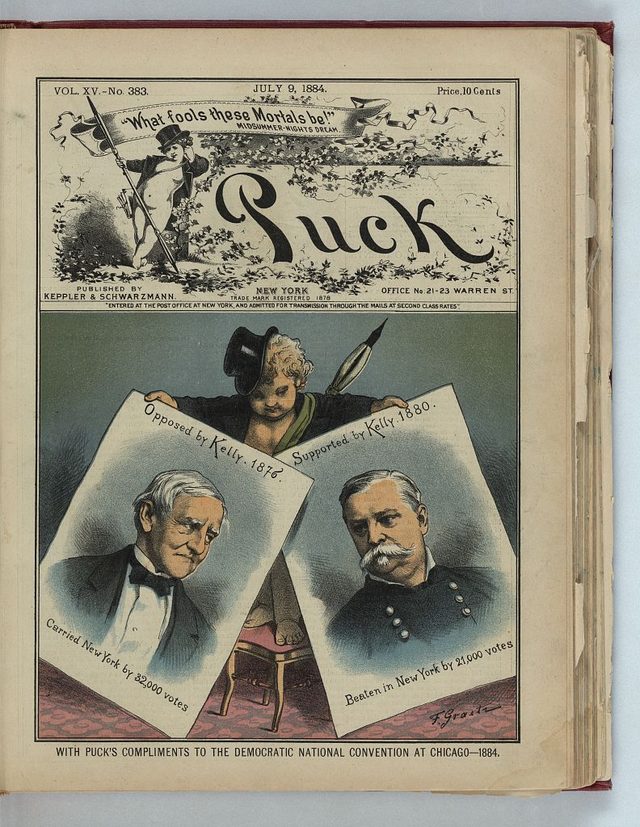 With Puck's compliments to the Democratic National Convention at Chicago - 1884
