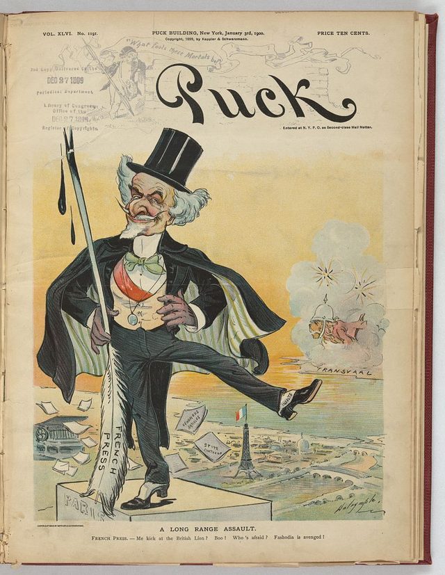 A Long Range Assault: Puck cover on the French press and the Transvaal, 3 January 1900