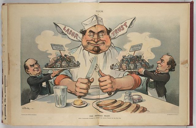The Promised Feast (Puck centerfold, 8 August 1900)