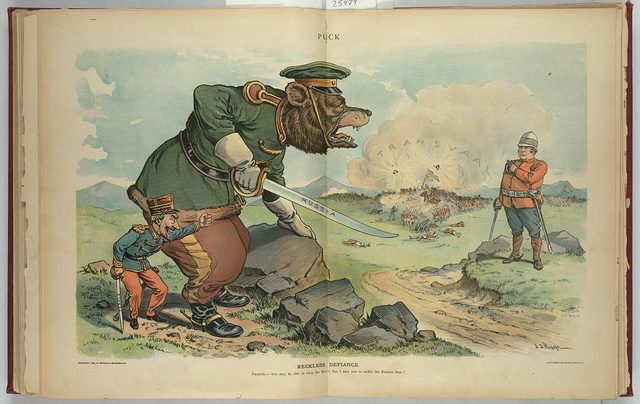 Reckless Defiance: France and Russia Against Britain