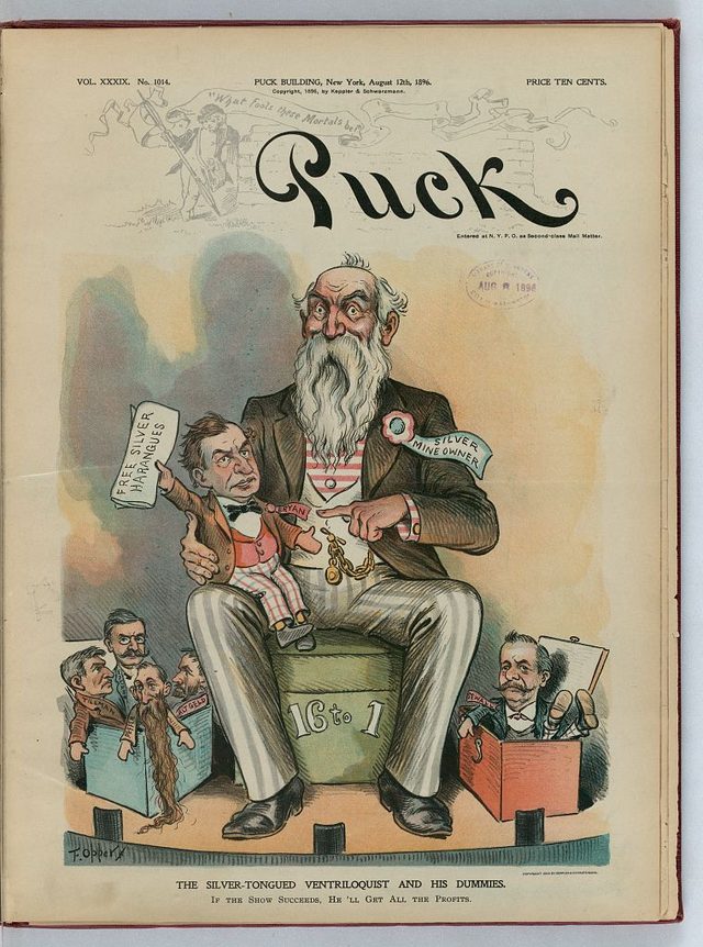 The silver-tongued ventriloquist and his dummies (Puck)