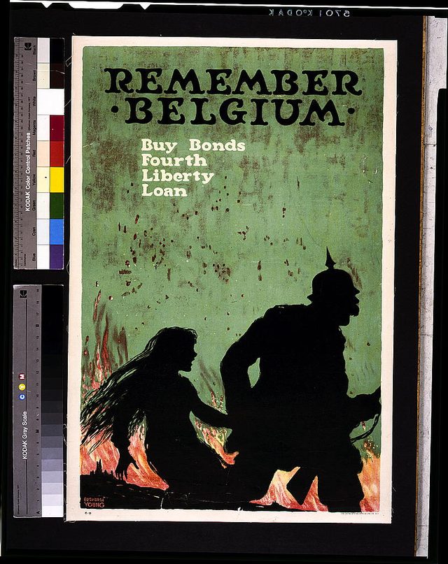 Remember Belgium. Buy Bonds. Fourth Liberty Loan
