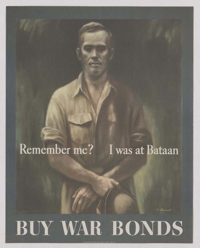 Remember me? I was at Bataan. Buy war bonds