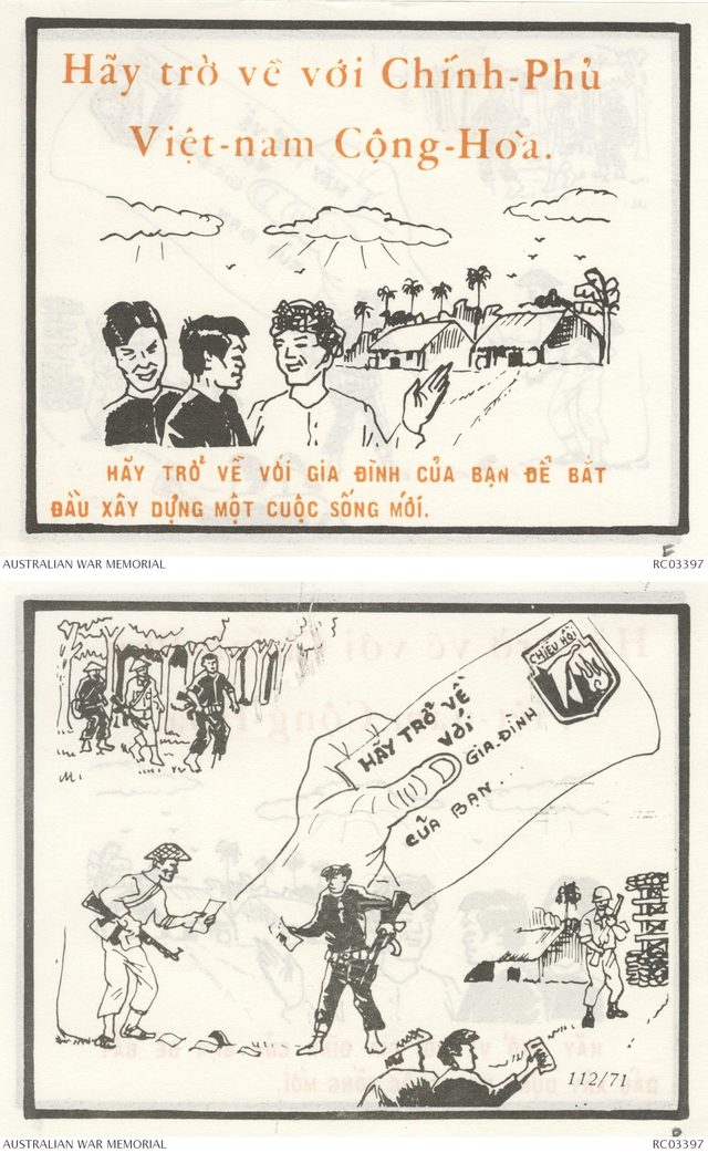 Hãy trở về với Chính-Phủ Việt-nam Cộng-Hòa (Return to the Government of the Republic of Vietnam), Chieu Hoi leaflet ATF-112-71