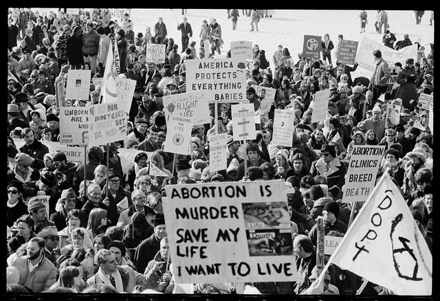 "Right to Life" demonstration, at White House and Capitol