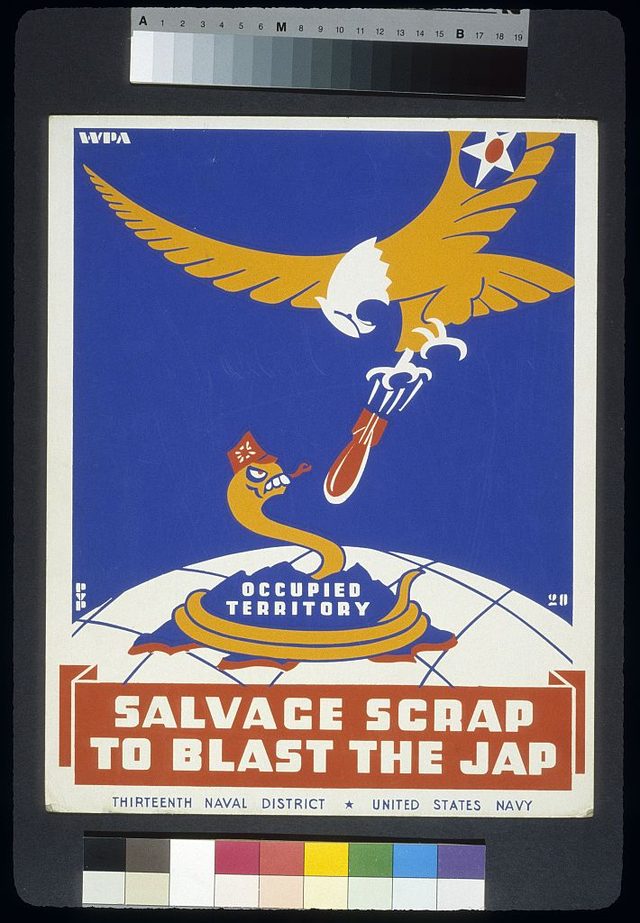 Salvage Scrap to Blast the Jap