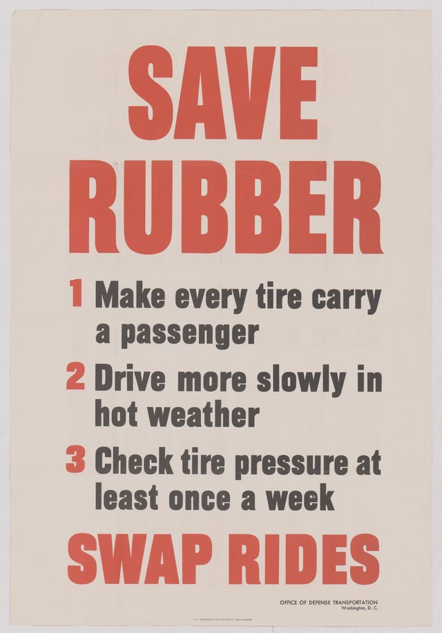 Save rubber: swap rides