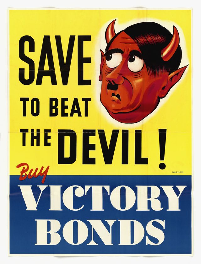 Save to Beat the Devil! Buy Victory Bonds